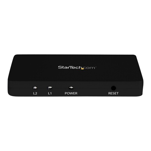 StarTech.com 2 Port HDMI 4k Video Splitter - 1x2 HDMI Verteiler mit Aluminiumgehäuse Produktbild Additional View 2 L