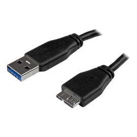 StarTech.com 50cm schlankes SuperSpeed USB 3.0 A auf Micro B Kabel - St/St - USB 3.0 Anschlusskabel Produktbild