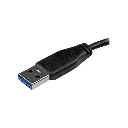 StarTech.com 50cm schlankes SuperSpeed USB 3.0 A auf Micro B Kabel - St/St - USB 3.0 Anschlusskabel Produktbild Additional View 2 L