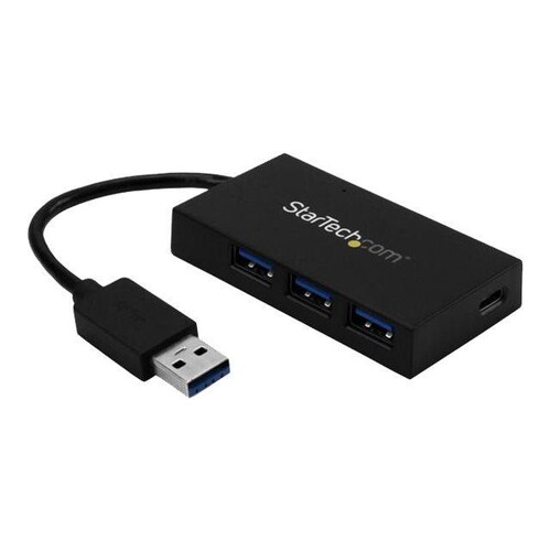 StarTech.com 4 Port USB 3.0 Hub - USB-A zu 3x USB-A und 1x USB-C Produktbild