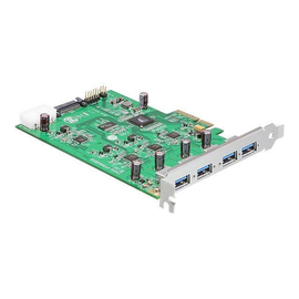 Delock PCI Express Card x4 > 4 x External - USB-Adapter Produktbild