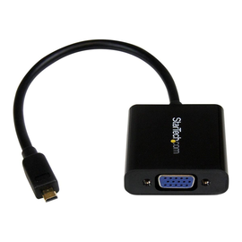 StarTech.com Micro HDMI auf VGA Adapter Konverter für Tablet/ Smartphones/ Ultrabook -Micro HD Steck Produktbild