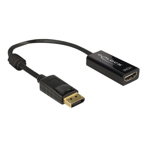 Delock Videoadapter - DisplayPort männlich zu HDMI weiblich Produktbild Front View L