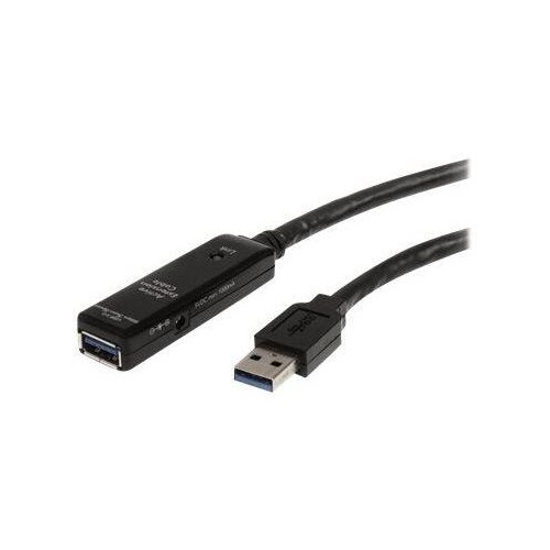 StarTech.com 10 m aktives USB 3.0 SuperSpeed Verlängerungskabel - Stecker/Buchse - USB-Verlängerungs Produktbild