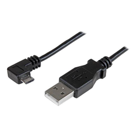 StarTech.com Micro USB Lade/Sync-Kabel - St/St - Micro USB rechtsgewinkelt - 1m - USB auf Micro USB Produktbild