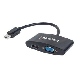 IC Intracom Manhattan Mini DisplayPort 1.2 to HDMI or VGA Adapter Cable (2-in-1) Produktbild