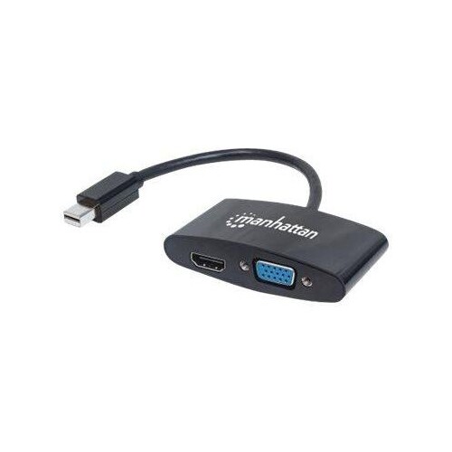 IC Intracom Manhattan Mini DisplayPort 1.2 to HDMI or VGA Adapter Cable (2-in-1) Produktbild