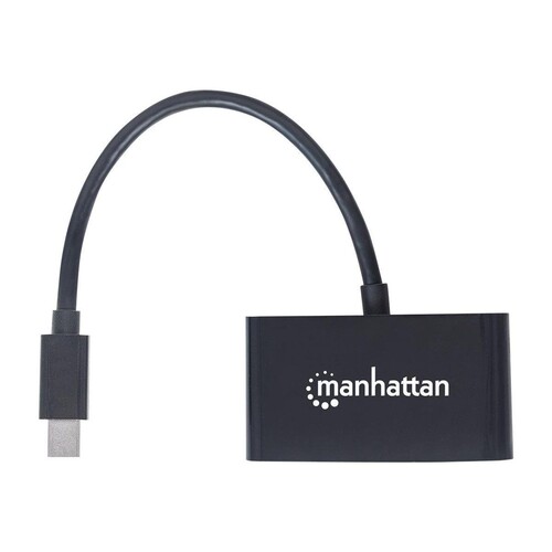 IC Intracom Manhattan Mini DisplayPort 1.2 to HDMI or VGA Adapter Cable (2-in-1) Produktbild Additional View 2 L
