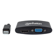 IC Intracom Manhattan Mini DisplayPort 1.2 to HDMI or VGA Adapter Cable (2-in-1) Produktbild Additional View 3 S