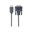 Manhattan HDMI to DVI-D 24+1 Cable, 1.8m, Male to Male, Black, Dual Link, Compatible with DVD-D, Lif Produktbild Additional View 3 S