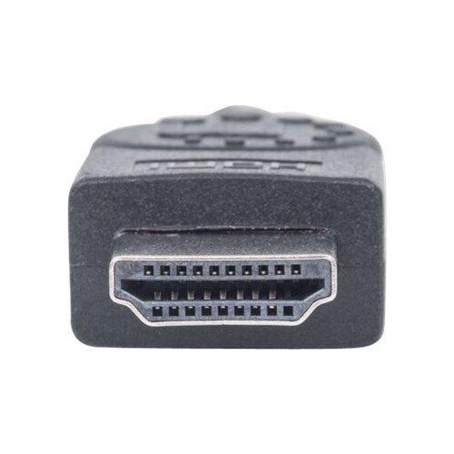 Manhattan HDMI to DVI-D 24+1 Cable, 1.8m, Male to Male, Black, Dual Link, Compatible with DVD-D, Lif Produktbild Additional View 4 L