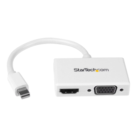 StarTech.com Reise A/V Adapter: 2-in-1 Mini DisplayPort auf HDMI oder VGA Konverter Produktbild