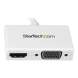 StarTech.com Reise A/V Adapter: 2-in-1 Mini DisplayPort auf HDMI oder VGA Konverter Produktbild Additional View 1 S