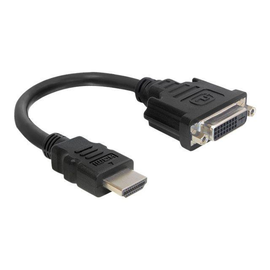 Delock Adapterkabel - HDMI männlich zu DVI-I weiblich Produktbild