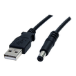 StarTech.com 91cm USB Typ-M 5V Hohlstecker - USB auf 5,5mm DC-Stecker - Stromkabel - USB (nur Strom) Produktbild