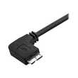 StarTech.com 50cm Slim Micro USB 3.0 Kabel linksgewinkelt - USB 3.1 Gen 1 (5 Gbit/s) Produktbild Additional View 1 S