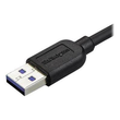 StarTech.com 50cm Slim Micro USB 3.0 Kabel linksgewinkelt - USB 3.1 Gen 1 (5 Gbit/s) Produktbild Additional View 2 S