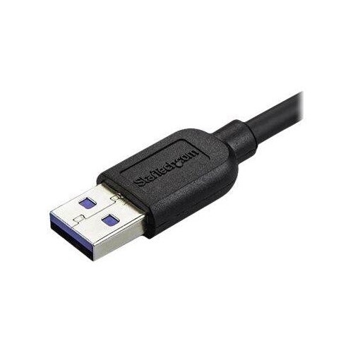 StarTech.com 50cm Slim Micro USB 3.0 Kabel linksgewinkelt - USB 3.1 Gen 1 (5 Gbit/s) Produktbild Additional View 2 L