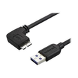 StarTech.com 50cm Slim Micro USB 3.0 Kabel linksgewinkelt - USB 3.1 Gen 1 (5 Gbit/s) Produktbild Additional View 4 S