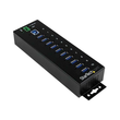 StarTech.com 10 Port Industrieller USB 3.0 Hub Produktbild Additional View 3 S