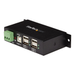 StarTech.com Rackmount USB 2.0 Hub - 4 Port Rugged Industrial USB 2.0 Hub Produktbild