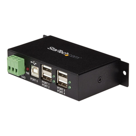 StarTech.com Rackmount USB 2.0 Hub - 4 Port Rugged Industrial USB 2.0 Hub Produktbild