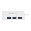 StarTech.com 4 Port USB 3.0 SuperSpeed Hub - Weiß Produktbild Additional View 2 S