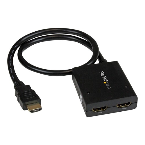 StarTech.com 2 Port HDMI 4k Video Splitter - 1x2 HDMI Verteiler Produktbild