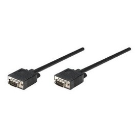 Manhattan VGA Monitor Cable, 7.5m, Black, Male to Male, HD15, Cable of higher SVGA Specification (fu Produktbild