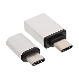 InLine USB Adapter-Set USB-C an USB 2.0 Micro-B & USB 3.2 Gen.1 USB-A Produktbild