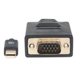 Manhattan Mini DisplayPort 1.2a to VGA Cable, 1080@60Hz, Active, 1.8m, Male to Male, Black, Lifetime Produktbild Additional View 2 S