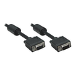 Manhattan VGA Extension Cable with Ferrite Cores, 3m, Male to Female, HD15, Cable of higher SVGA Spe Produktbild
