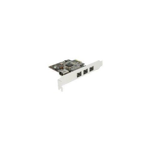 Delock PCI Express Card > 3 x external FireWire B + 1 x internal FireWire A Produktbild Additional View 2 L