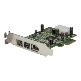 StarTech.com 3 Port 800+400 FireWire PCI Express Schnittstellen Low Profile Combo Karte Produktbild