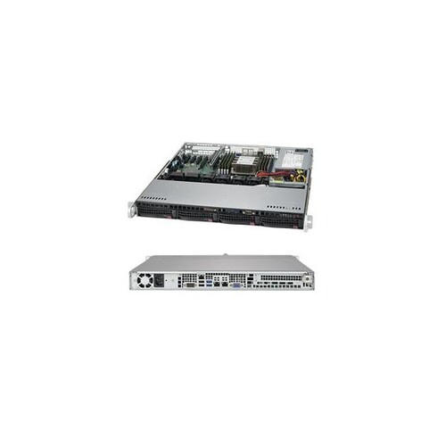 Supermicro SuperServer 5019P-MTR - Server - Rack-Montage - 1U - 1-Weg - keine CPU - RAM 0 GB - SATA Produktbild Additional View 3 L