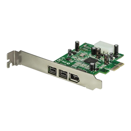 StarTech.com 3 Port 800+400 FireWire PCI Express Schnittstellen Combo Karte Produktbild