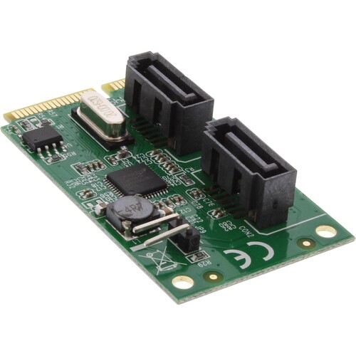 InLine Mini-PCIe 2.0 Karte - 2x SATA 6Gb/s - RAID 0,1,SPAN Produktbild Additional View 1 L