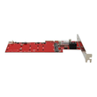 StarTech.com 2x M.2 NGFF SSD RAID Karte plus 2x SATA III Ports - PCIe - 2-fach M.2 RAID Controllerka Produktbild Additional View 4 S