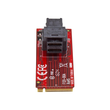 StarTech.com U.2 (SFF-8643) auf M.2 PCI Express 3.0 x4 Adapterkarte für 2,5" U.2 NVMe SSD - Schnitts Produktbild Additional View 1 S