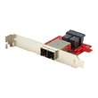 StarTech.com Mini-SAS Adapter - Dual SFF-8643 auf SFF-8644 - Voll und Low-Profile Slotblech - 12Gbit Produktbild