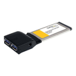 StarTech.com 2 Port USB 3.0 ExpressCard mit UASP Unterstützung - USB 3.0 Schnittstellenkarte für Lap Produktbild