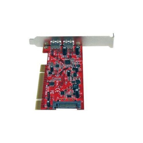 StarTech.com 2 Port USB 3.0 SuperSpeed PCI Schnittstellenkarte mit SATA-Stromanschluss Produktbild Additional View 3 L