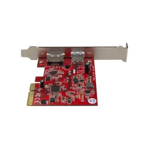 StarTech.com 2 Port USB 3.1 (10Gbit/s) und eSATA PCIe Karte Produktbild Additional View 1 L