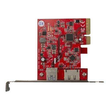 StarTech.com 2 Port USB 3.1 (10Gbit/s) und eSATA PCIe Karte Produktbild Additional View 2 S