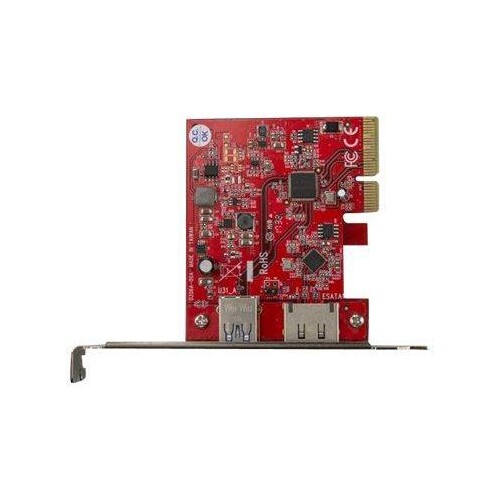 StarTech.com 2 Port USB 3.1 (10Gbit/s) und eSATA PCIe Karte Produktbild Additional View 2 L