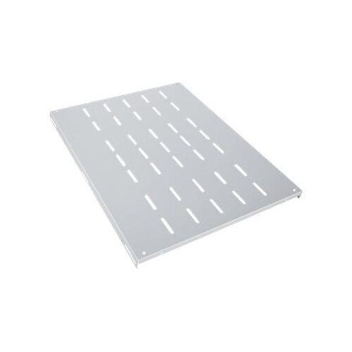 IC Intracom Intellinet 19" Fixed Shelf, 1U, 600mm Depth, Heavy-Duty, Max 100kg, Grey - Rack - Regal Produktbild Additional View 3 L
