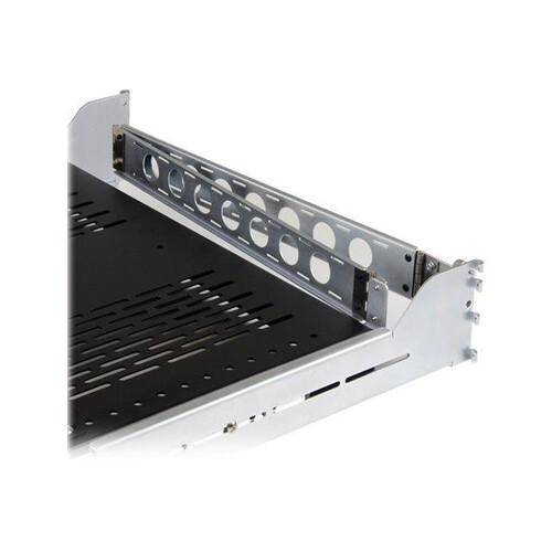 StarTech.com 2HE ausziehbarer belüfteter Fachboden für 19 Serverschrank mit Kabelführung / Produktbild Additional View 1 L
