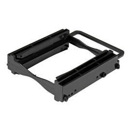 StarTech.com Dual 2,5 SSD/HDD Einbaurahmen für 3,5 Laufwerksschacht - Werkzeuglose Installation - 2 Produktbild