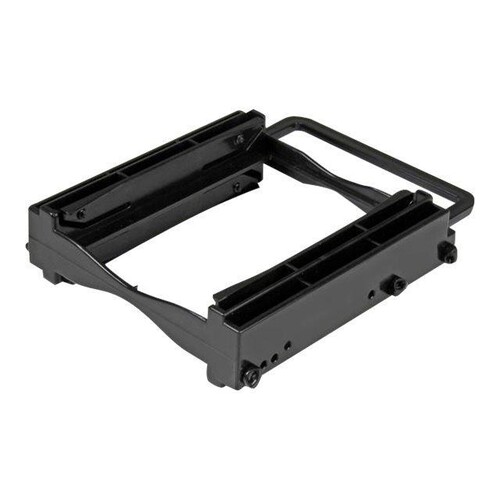 StarTech.com Dual 2,5 SSD/HDD Einbaurahmen für 3,5 Laufwerksschacht - Werkzeuglose Installation - 2 Produktbild