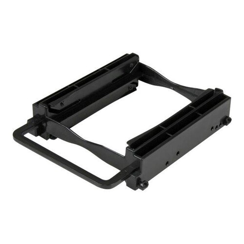 StarTech.com Dual 2,5 SSD/HDD Einbaurahmen für 3,5 Laufwerksschacht - Werkzeuglose Installation - 2 Produktbild Additional View 1 L